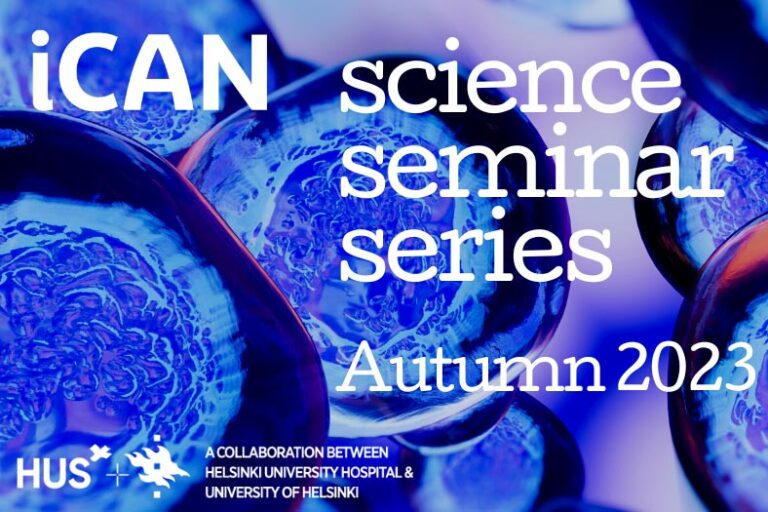 iCAN science seminar series, Autumn 2023
