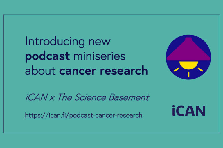 Esittelyssä uusi podcast-minisarja syöpätutkimuksesta
