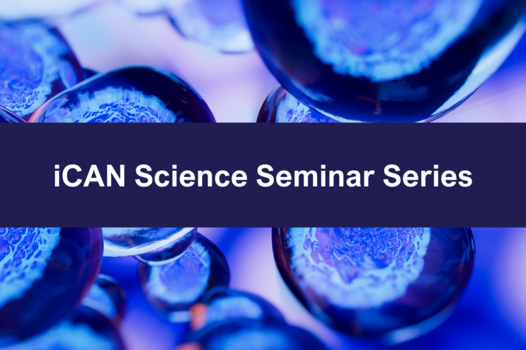 iCAN science seminar on April 17 with Dr. Florian Perner
