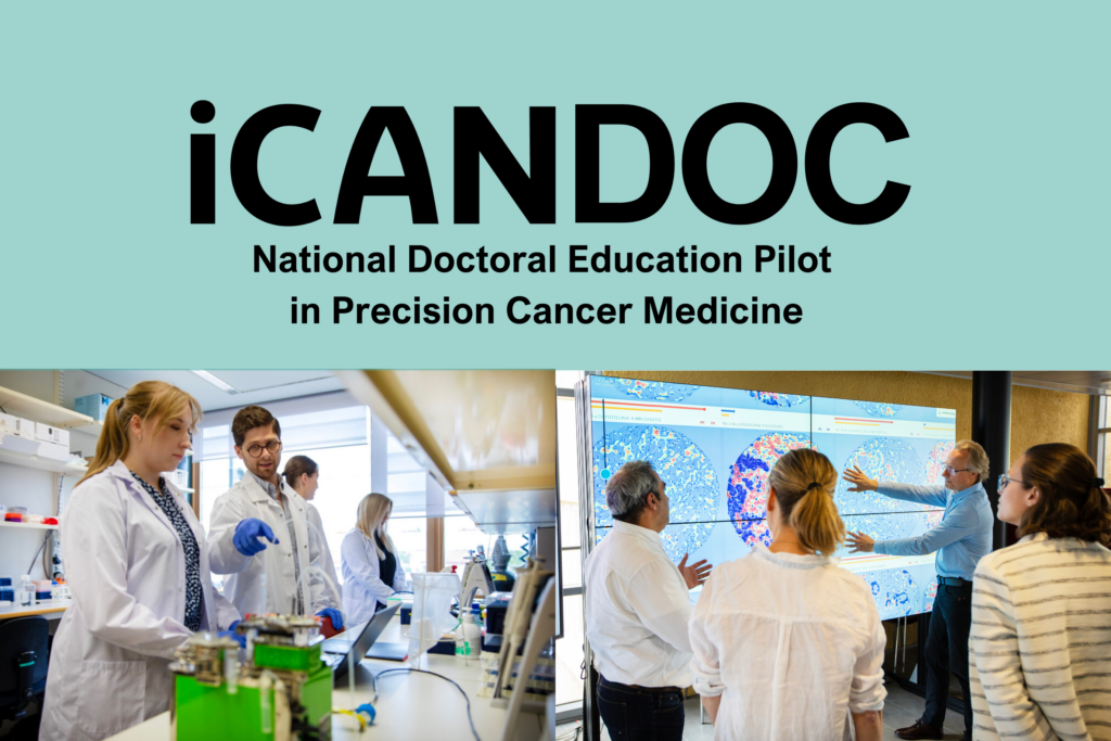 iCANDOC, people at lab and at large screen