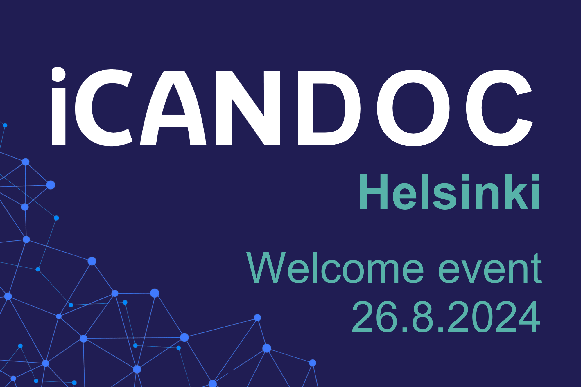 iCANDOC Helsinki Welcome event 26.8.2024