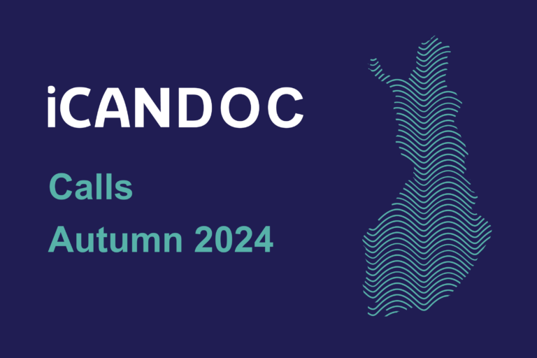 iCANDOC autumn calls at the universities of Helsinki, Turku, and Oulu